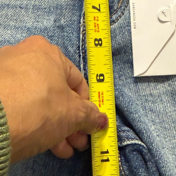 KanCan Light Blue Distressed Jean Shorts 15” waist  NWT - Picture 13 of 16